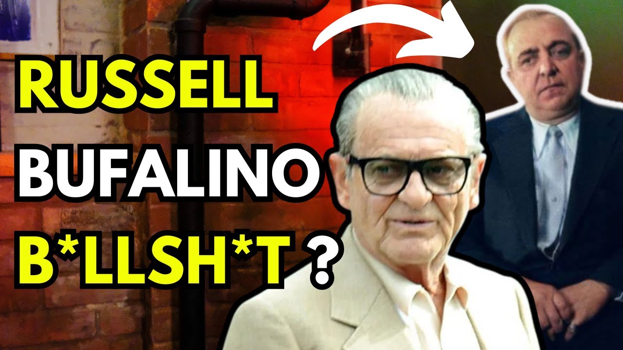 Russell BUFALINO Mafia Boss MYTH ?  Was IRISHMAN Mobster GENOVESE BOSS?