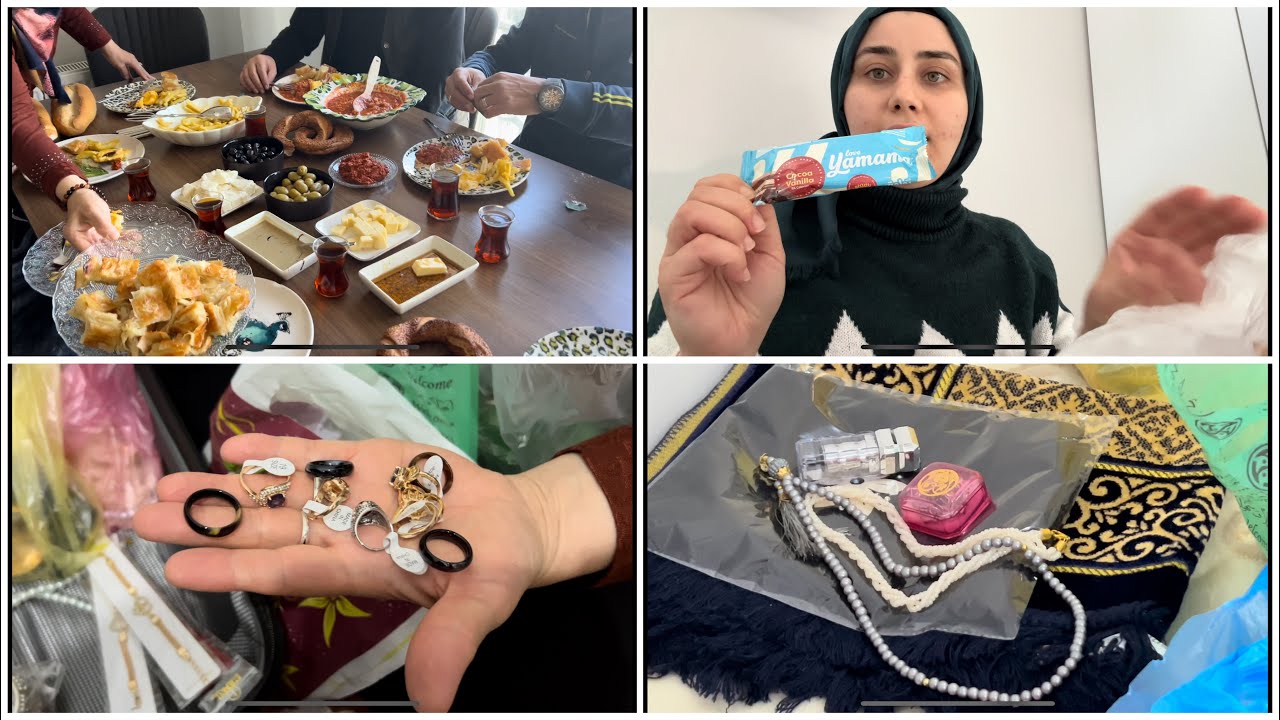 AİLEM UMREDEN GELDİ 🕋 ARABİSTAN ATIŞTIRMALIKLARINI DENİYORUM 🍫 | DÜNÜRLERE UMREDEN  HEDİYELER 😍