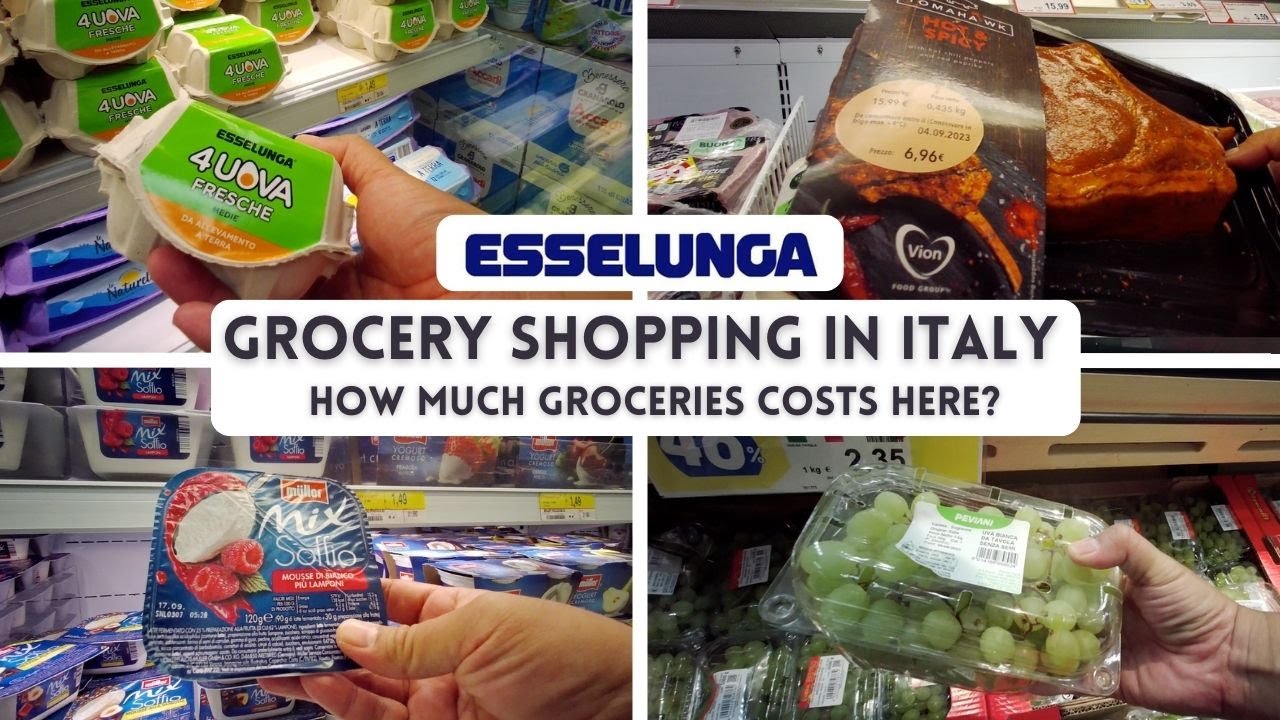 Supermarket Groceries Costs in ITALY - ESSELUNGA in Milan