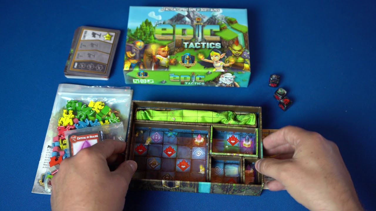 Tiny Epic Tactics Pre-Production Proof Unboxing
