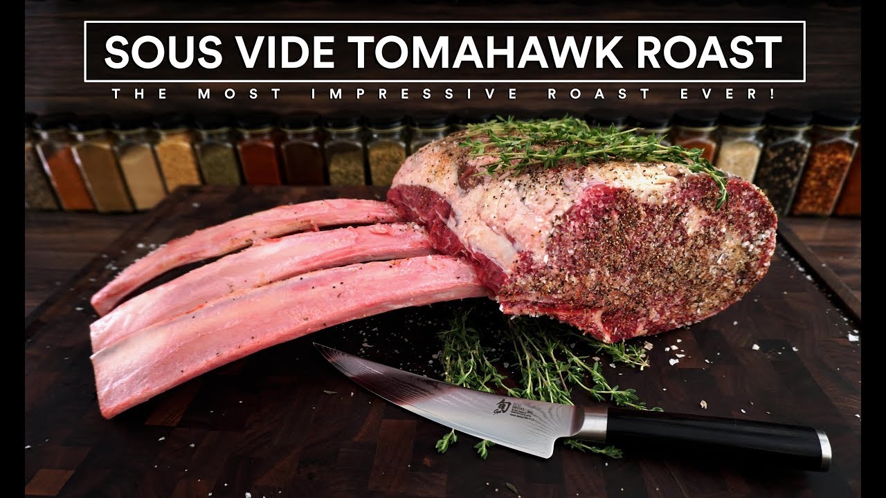 Sous Vide TOMAHAWK ROAST Perfection!