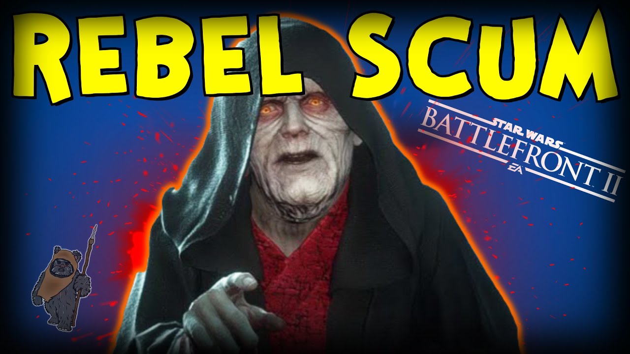 PALPATINE kills REBEL SCUM! | Star Wars Battlefront 2