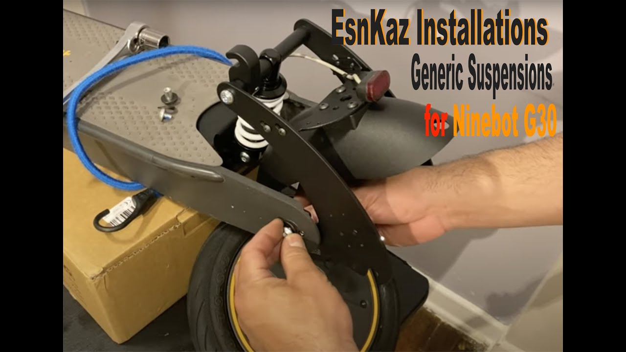 Ninebot Max Generic Rear Suspension Installation