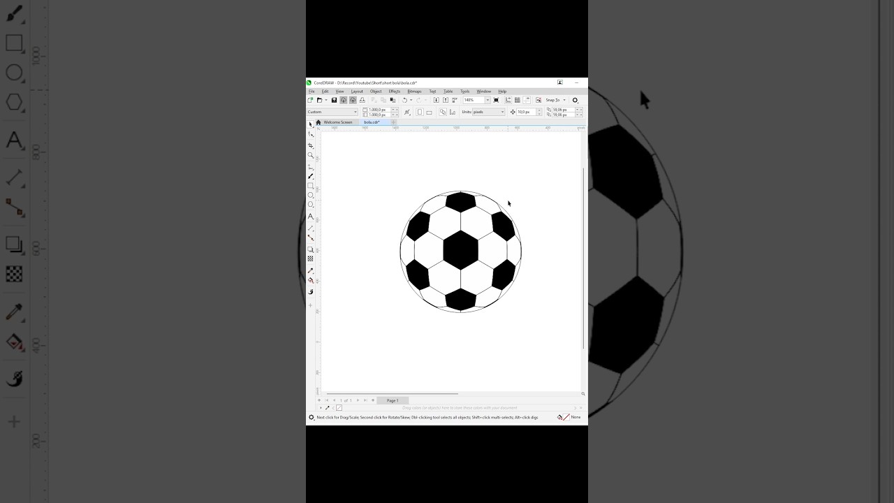 Cara Simpel Membuat 3D Bola di Coreldraw 