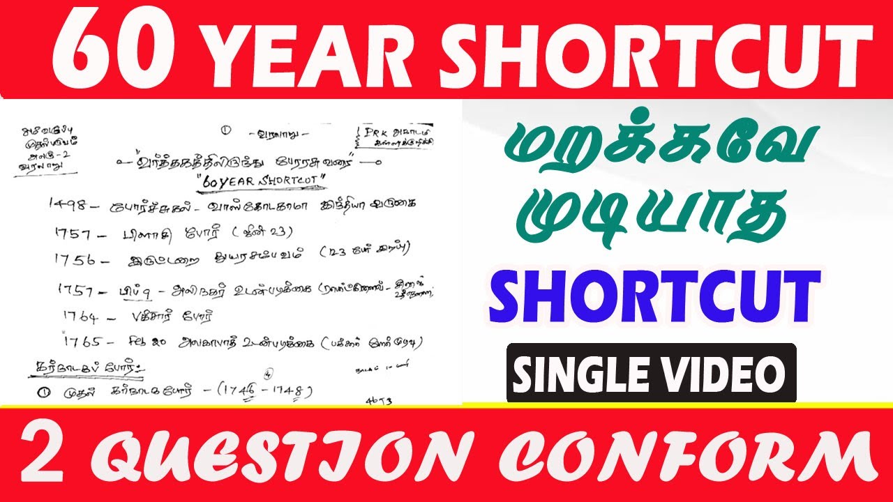 History 60 Year Shortcut -Modern India|வர்த்தகத்திலிருந்து  பேரரசு வரை |#PRK Academy|Mr.D.Ramar MCA