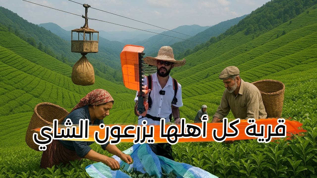 قرية في أعلي جبال تركيا كل أهلها يزرعون الشاي | صناعة الشاي كما لم تراها من قبل