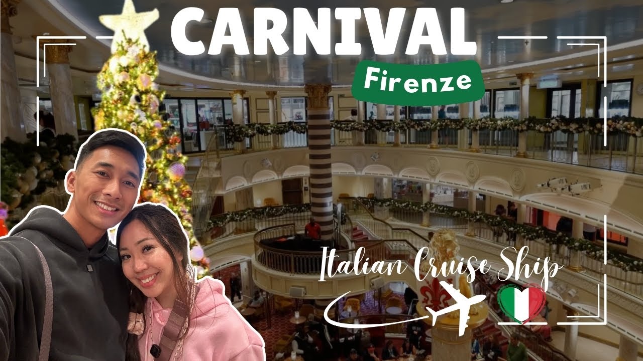 First Time on Carnival Firenze | Italian-Style Christmas Cruise | Ship Tour