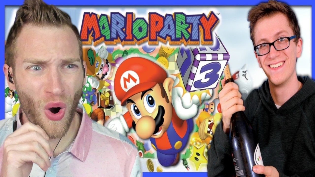 О ЧЁМ ОНИ ДУМАЛИ?! Реакция на «Mario Party (N64) | Party Hard» Скотта Возняка