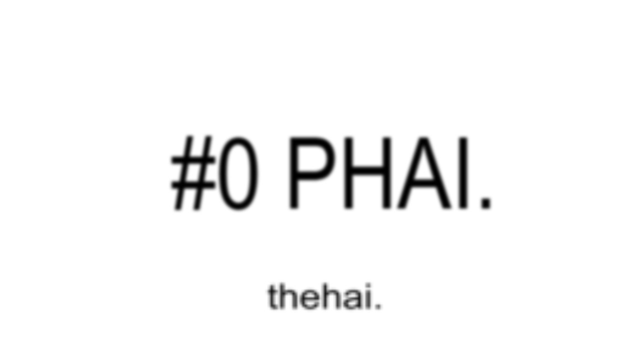 0 PHAI - thehai. x hkha (LYRICS)