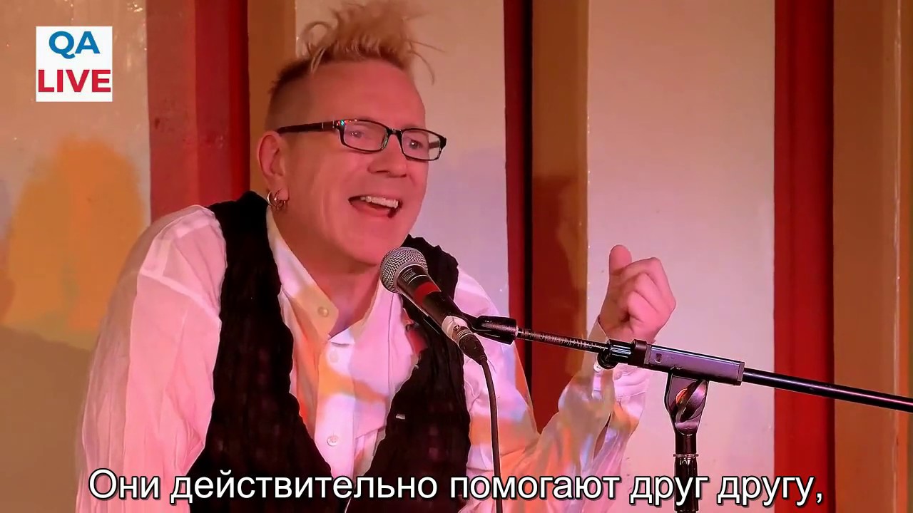 Джон Лайдон о возвращении в прошлое, лондонцах, Харви Кейтеле, рок-опере (русские субтитры)