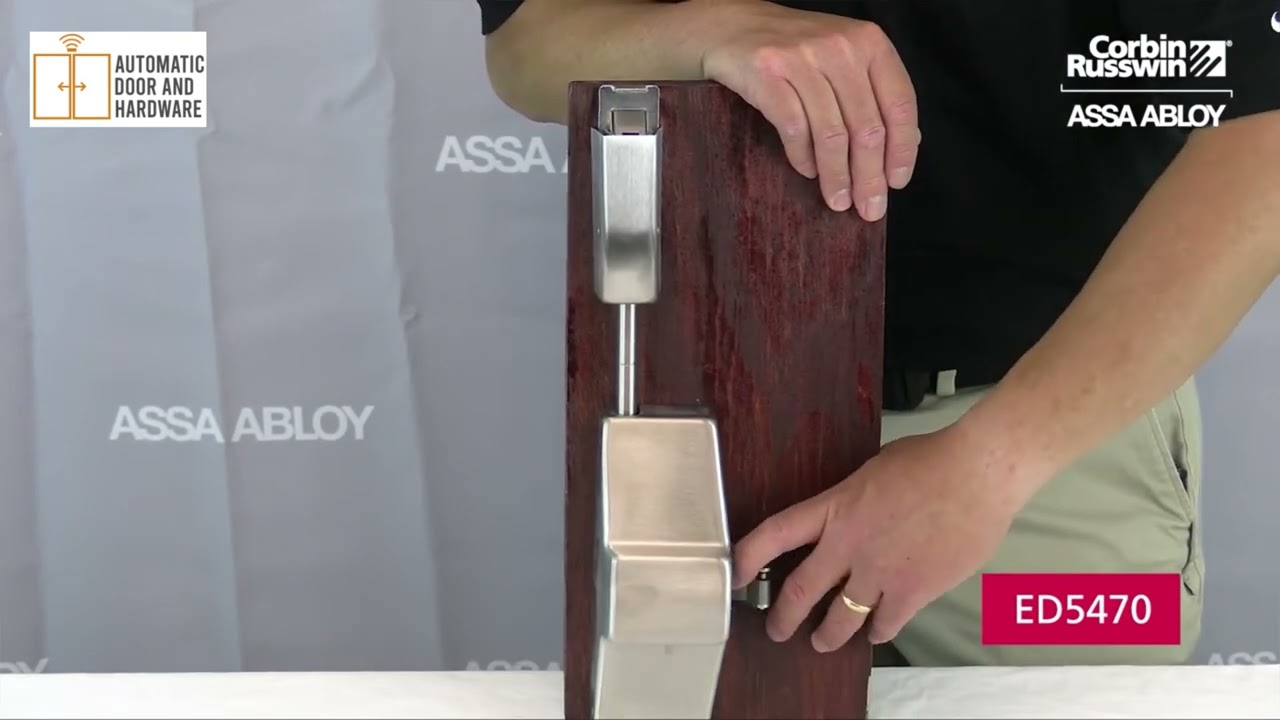 Enhanced Security: Discovering Corbin Russwin ED5400 and ED5470 Panic Bars