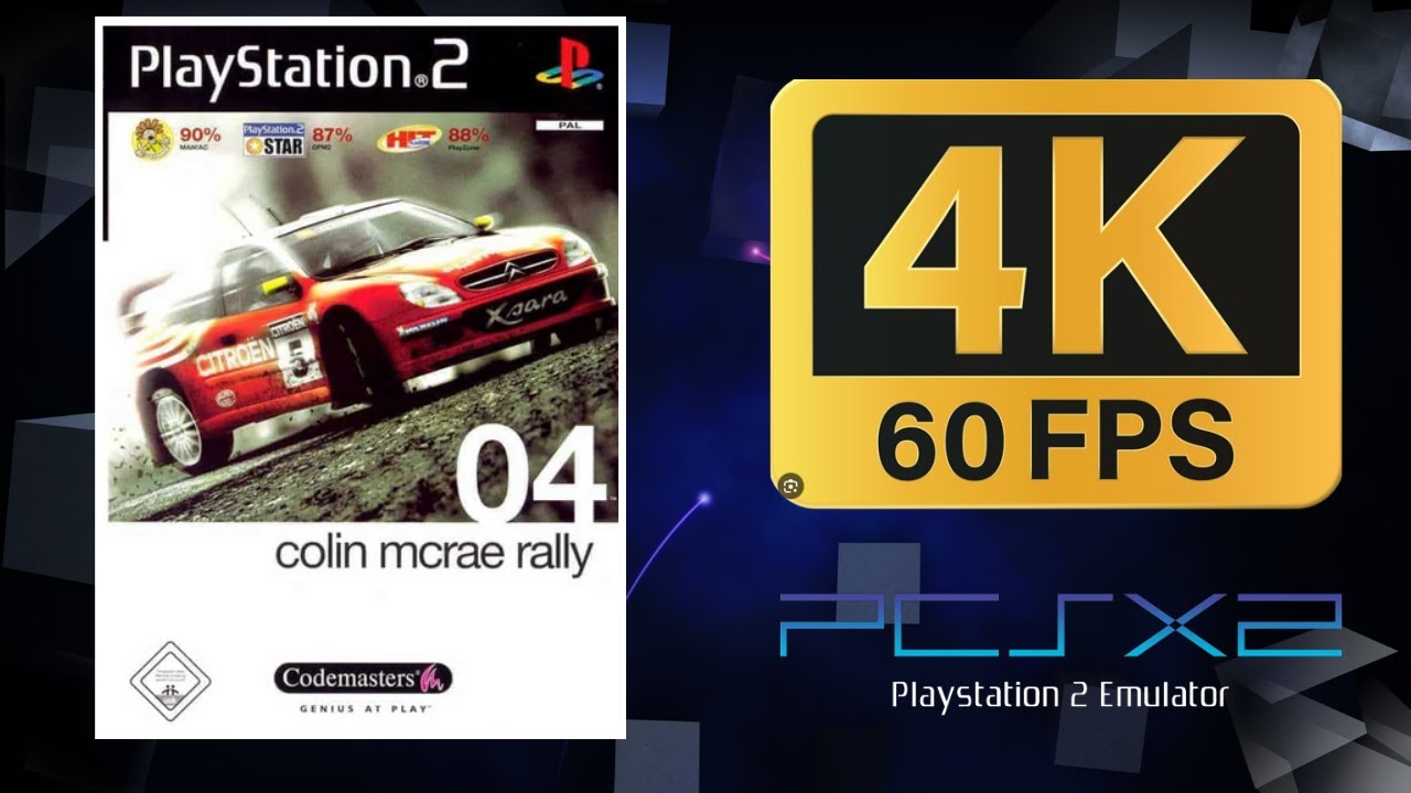 Colin McRae Rally 04 | PS2 (PCSX2) | 4K UHD