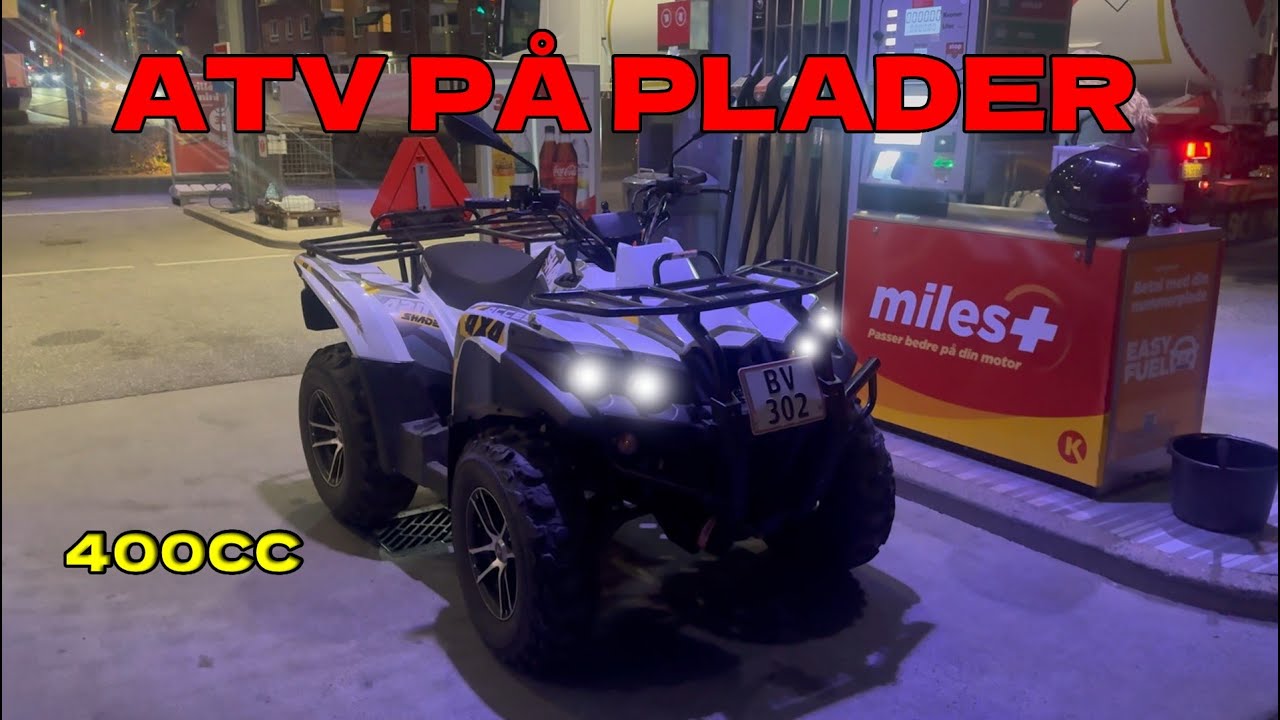 JEG HAR KØBT EN ATV PÅ PLADER | ATV VLOG #1