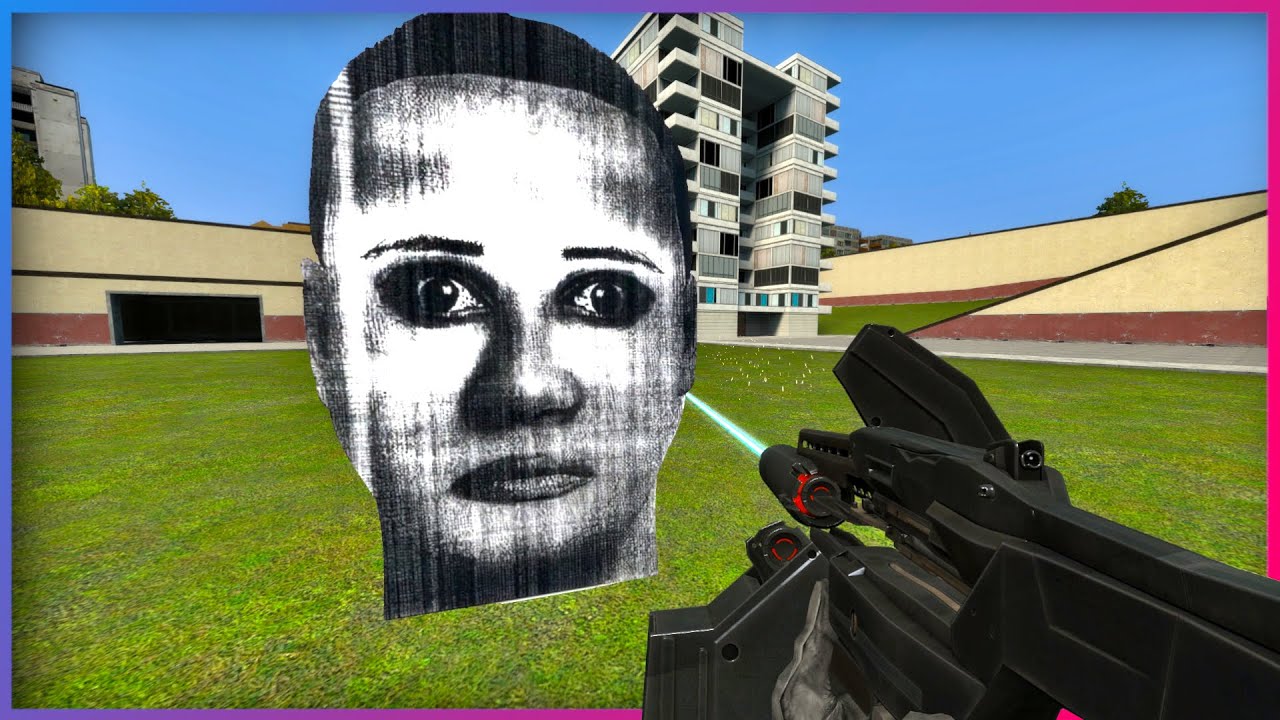 Это, возможно, моё самое любимое оружие.. (Лазер против Nextbot) | Garry's Mod
