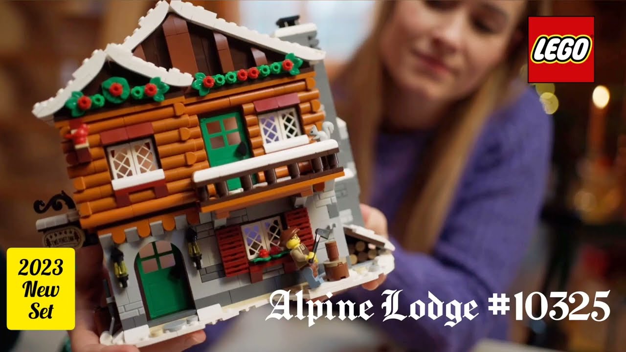 Lego Icons New Set Alpine Lodge 10325