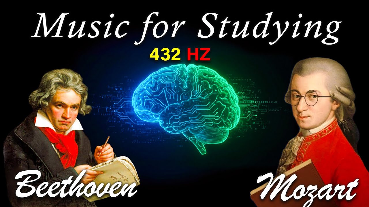 Muzyka klasyczna do nauki, siła m&oacute;zgu - Mozart, Beethoven w częstotliwości 432 Hz