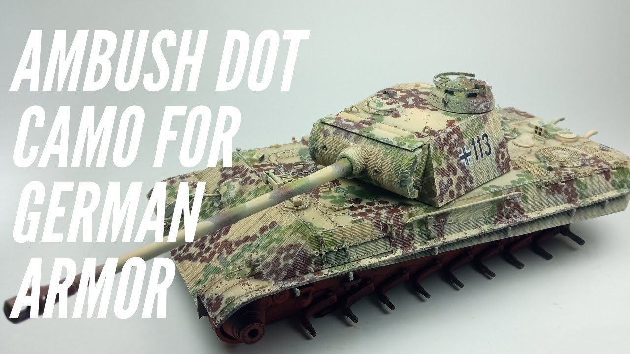 AMBUSH DOT CAMO - TUTORIAL FOR GERMAN ARMOR