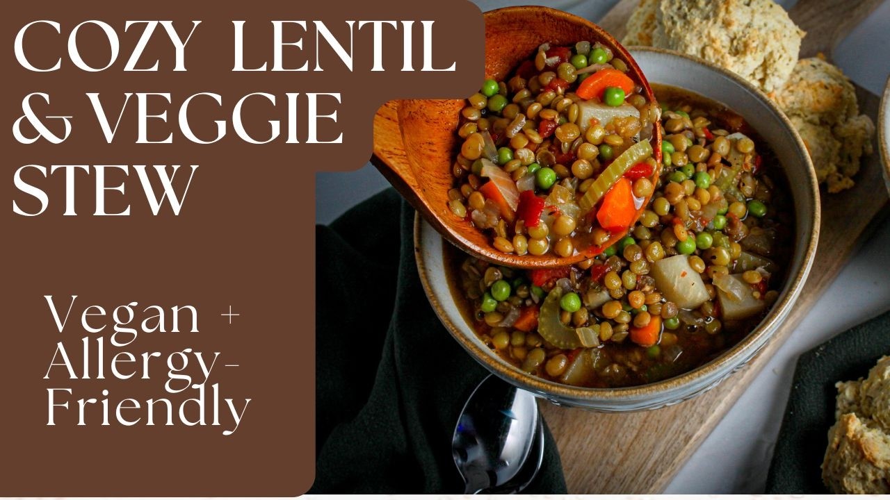 Hearty Lentil & Vegetable Stew (Easy One-Pot Vegan Dinner)