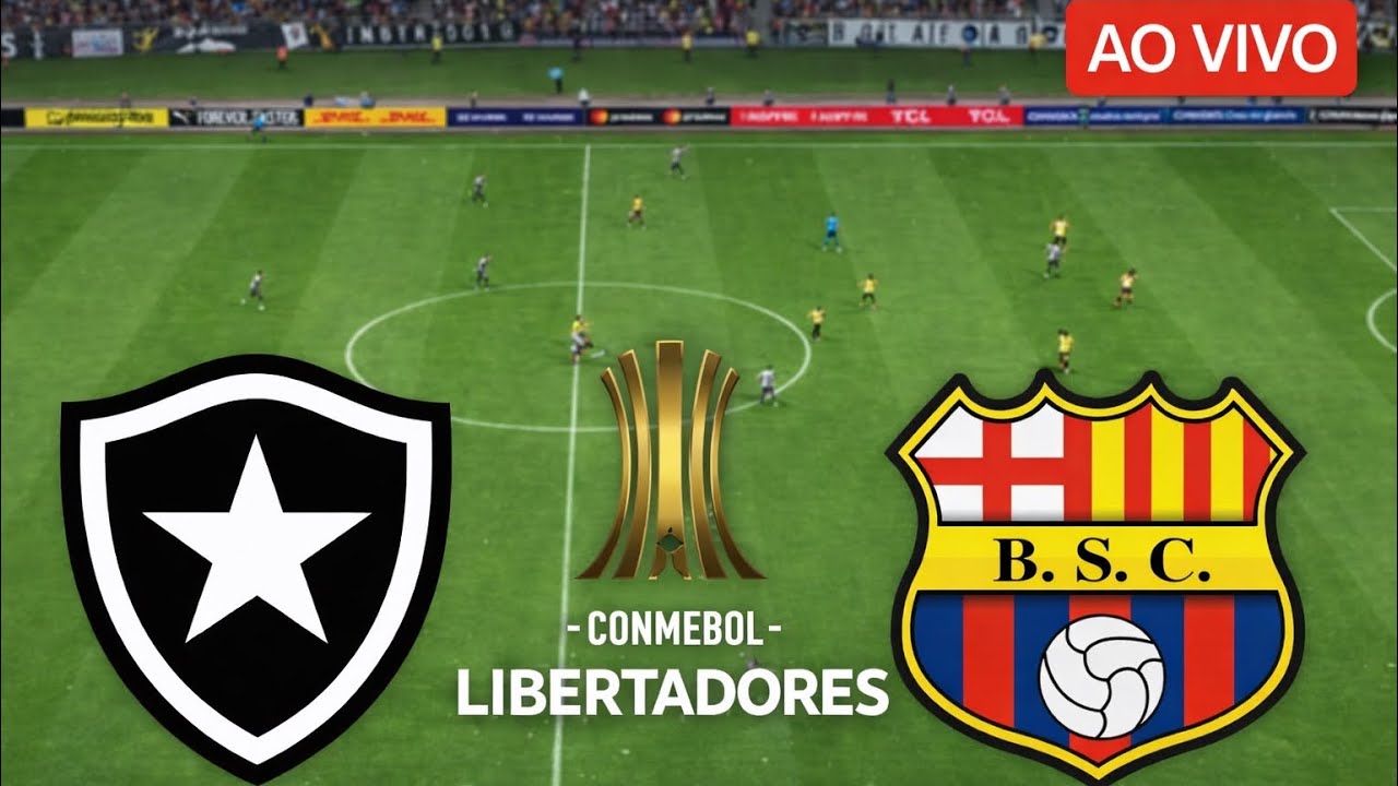 🔴BOTAFOGO X BARCELONA SC AO VIVO COM IMAGENS | LIBERTADORES | JOGO COMPLETO SIMULAÇÃO EAFC
