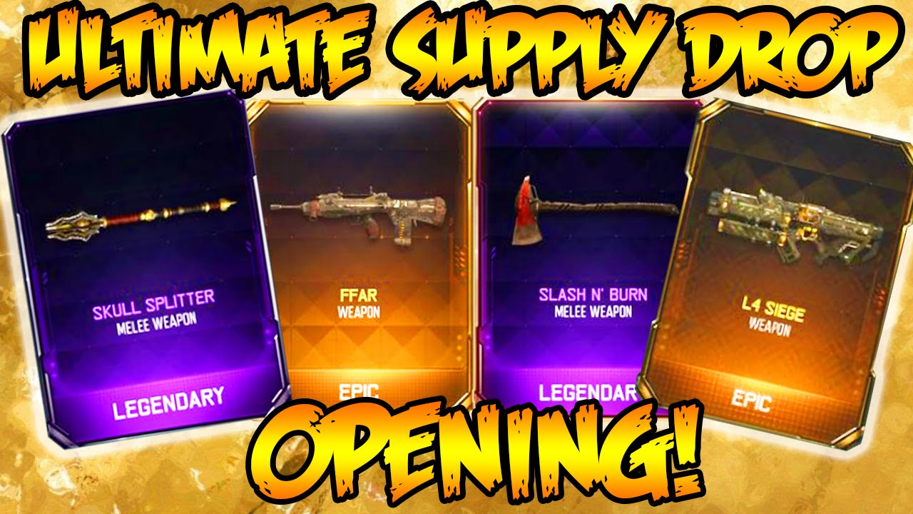 NEW FAMAS WEAPON, MELEE WEAPONS, & ROCKET GUN - BLACK OPS 3 SUPPLY DROP OPENING (BO3 Cryptokey)
