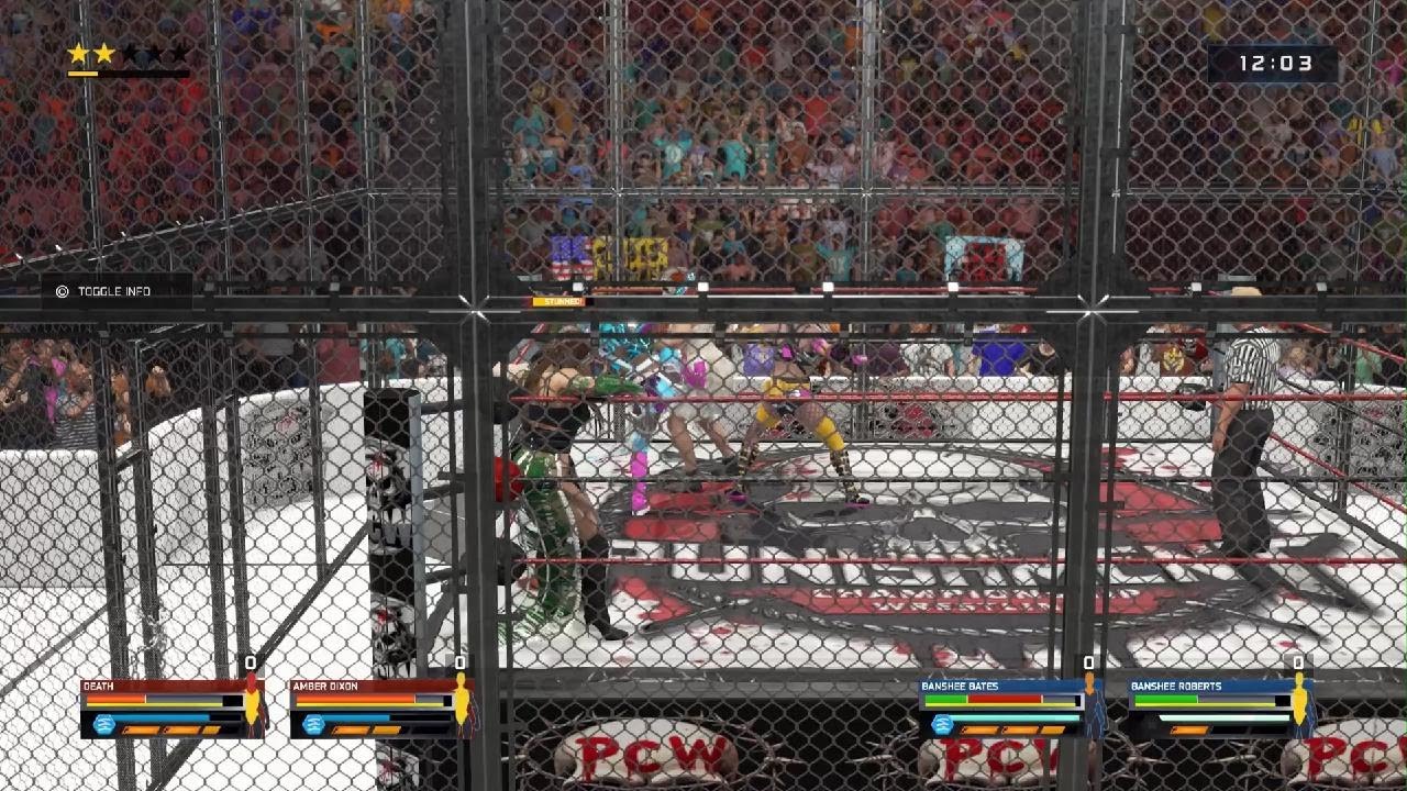WWE 2K25 Women's Tag Team Hell in a Cell