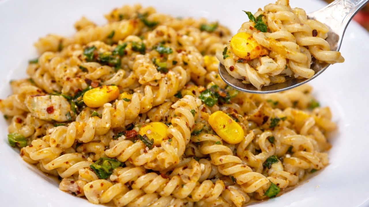 Lazy Day Special! 15 Min Buttery Garlic Pasta | Easy Veg Dinner Idea | trailofspices