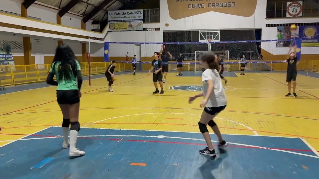 VÔLEI: TREINO DE DEFESA PARA ALUNOS INICIANTES!