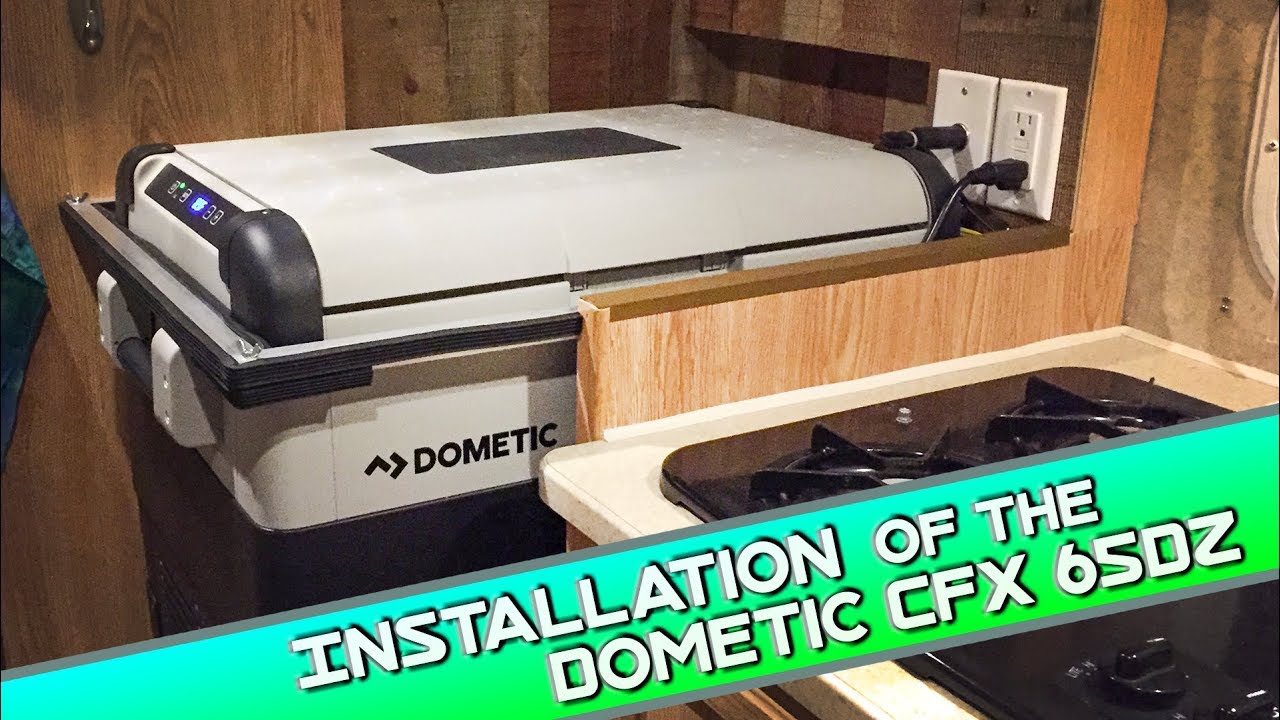 Installation of the Dometic CFX 65DZ Refridgerator