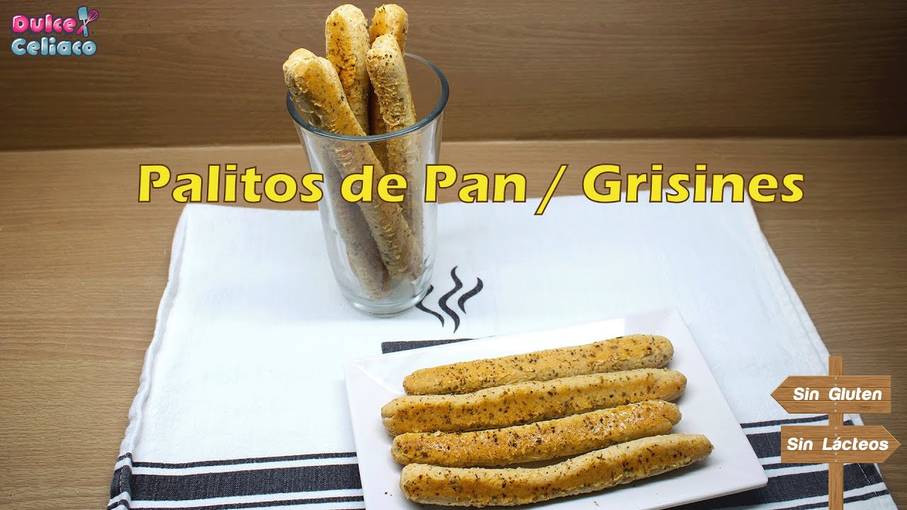 Palitos de pan / Grisines sin gluten