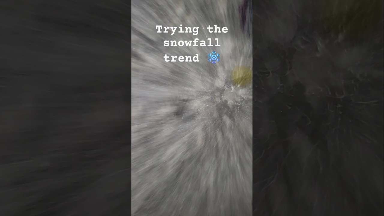 Snow trend!! #snowfall #snow #trend #perfume #mist #effect #viral #beauty