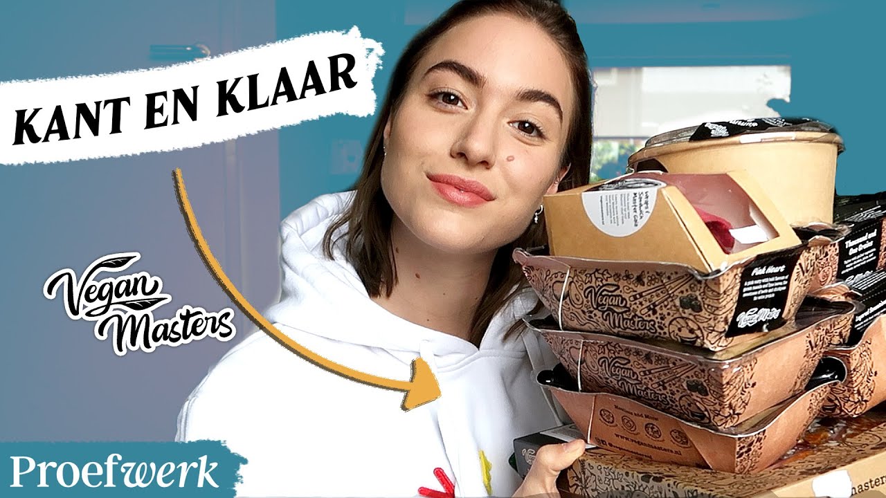 Dagenlang KANT EN KLAAR maaltijden PROEVEN! | Proefwerk vlog