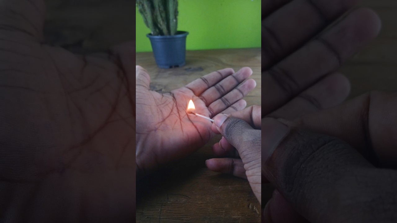 hand fire tricks and experiment .😲🔥🔥