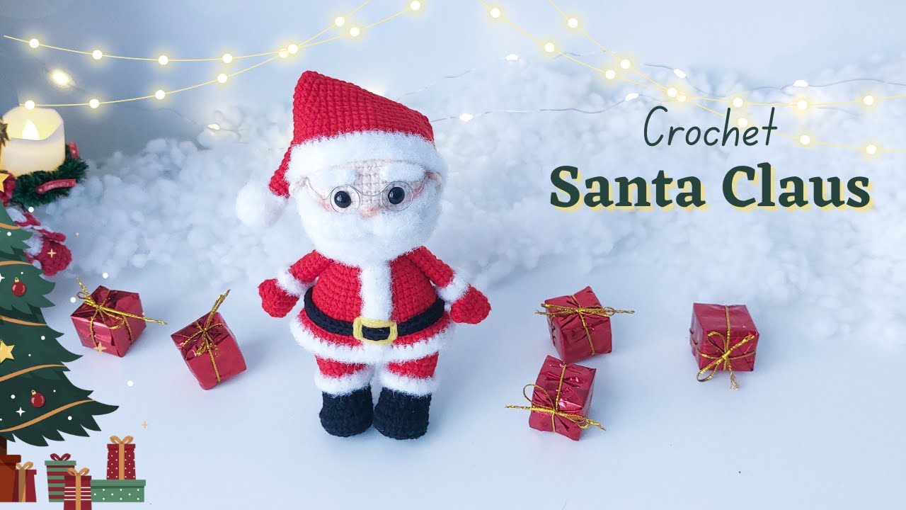 How to Crochet Santa Claus 🎅 - Crochet Christmas Ornaments | NHÀ LEN