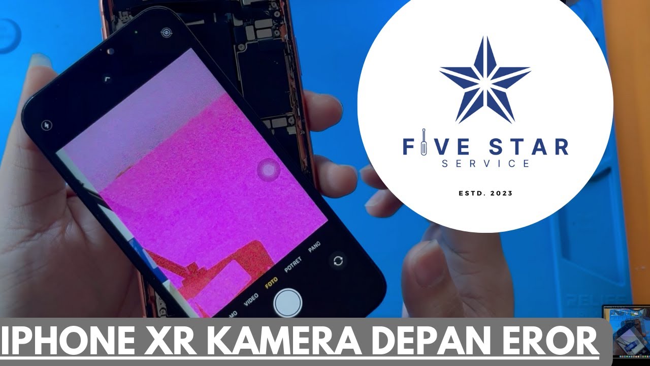 iPhone XR repair kamera depan error , repair front camera glitch