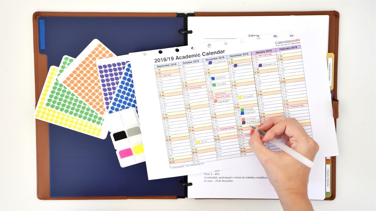notebook organisation & customisation