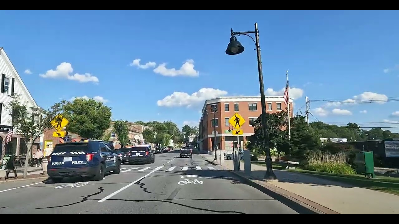 Driving, in  | Durham | NH - 4k -