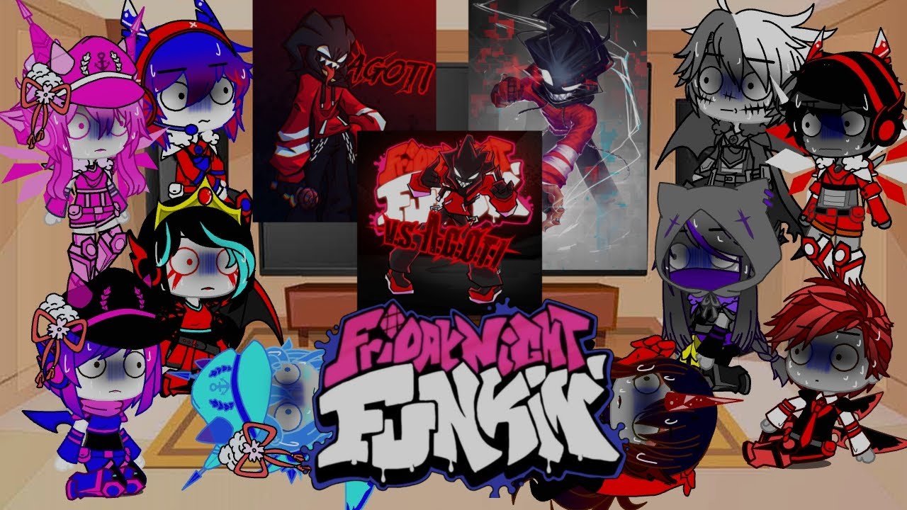 ||Gacha Club ||transformers react to FNF MOD A.G.O.T.I  ||part 13 ||