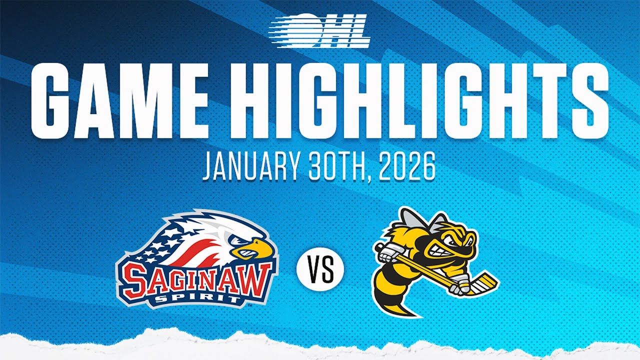 Najważniejsze momenty OHL: Saginaw Spirit @ Sarnia Sting, 30 stycznia 2026 r.