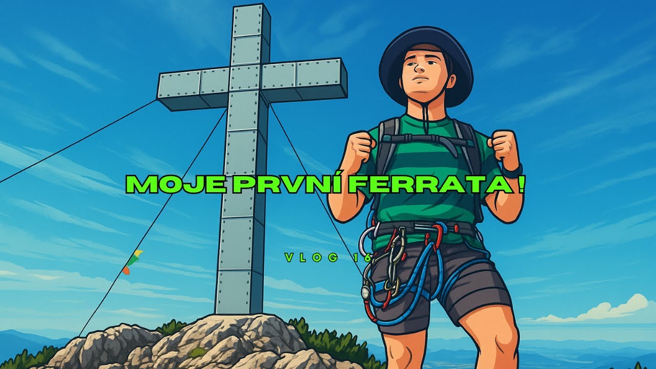 Poprvé na ferratě! Nečekal jsem, že to bude TAKHLE těžký !