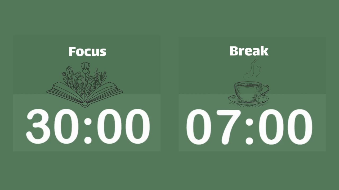 Study with me Pomodoro session (30/7)  | NO MUSIC