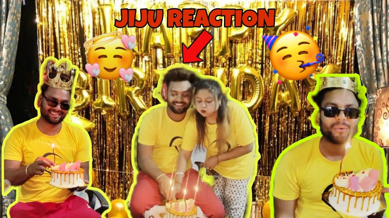 Happy Birthday jiju❤️ | Jiju reaction 😍 #vlogs 