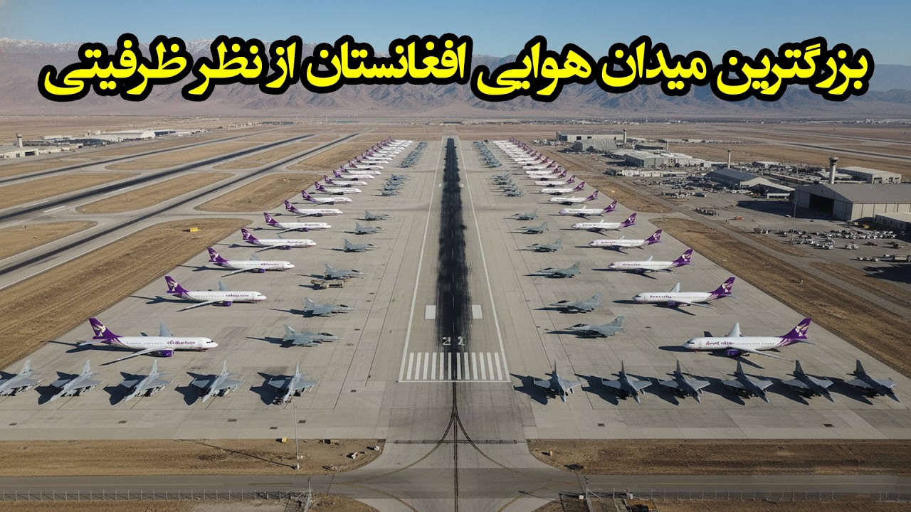 بزرگترین میدان هوایی افغانستان از نظر ظرفیتی Mazar-e-Sharif International Airport