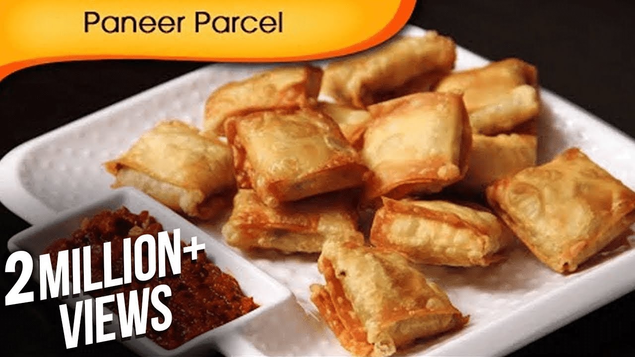 Paneer Parcel - Quick Easy To Make Party Starter / Crispy Snack Recipe By Ruchi Bharani