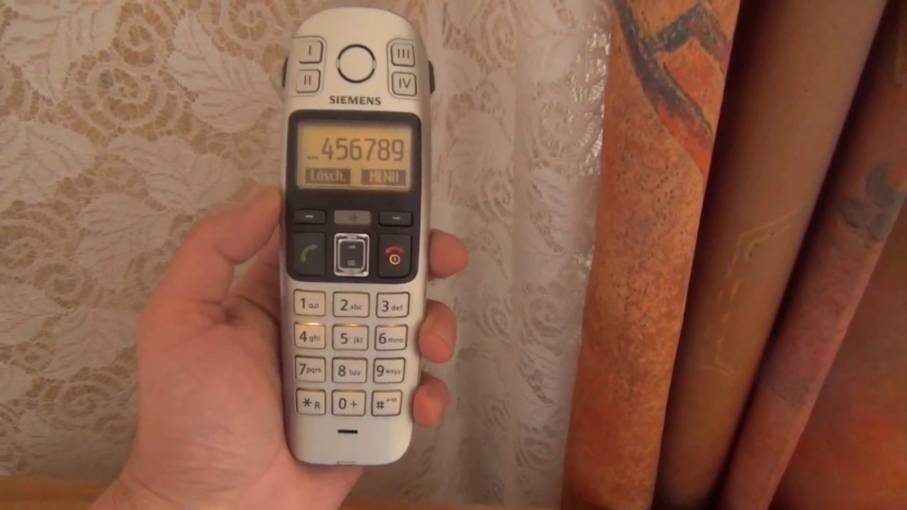 Funktionsprüfung-Telefon  Siemens  Gigaset E 300,Cordless telephone