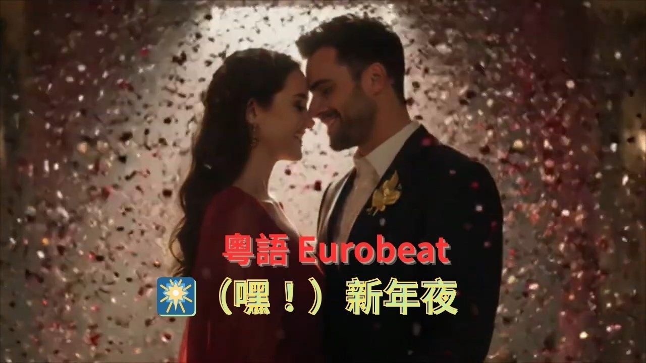 🎆（嘿！）新年夜｜🎶粵語 Eurobeat｜👫男女合唱｜🎬MV（跨年派對版）