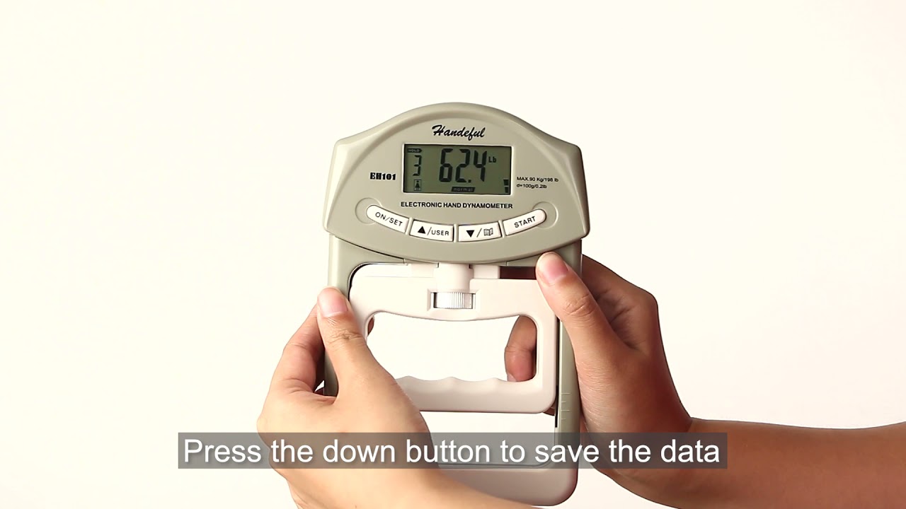 Handeful hand dynamometer quick user guide