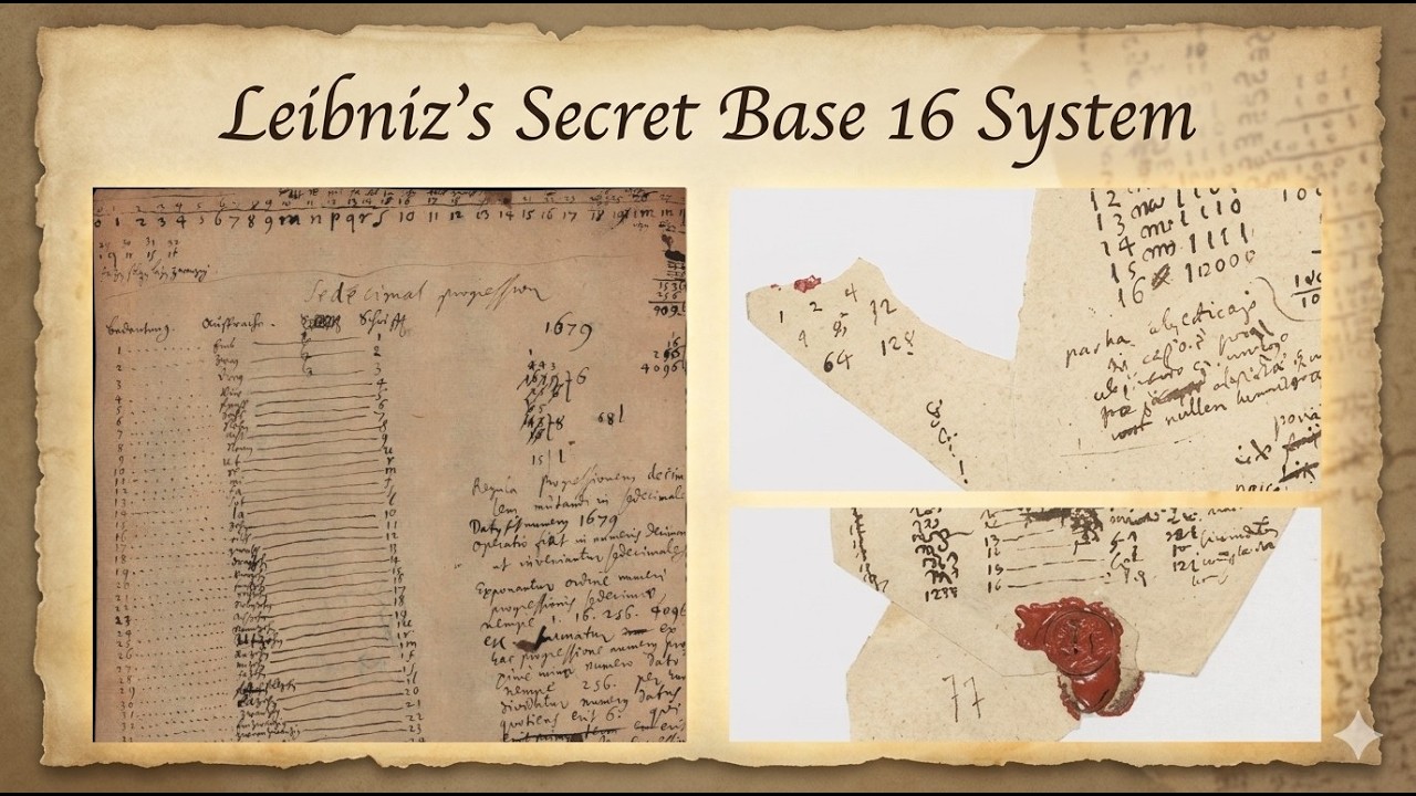 Leibniz's Secret Base 16 System