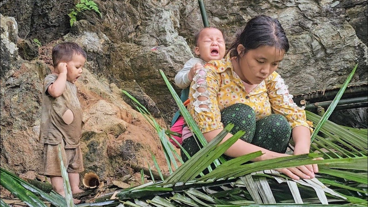 The single mother is about to complete a new house so her two children can have a place to live
