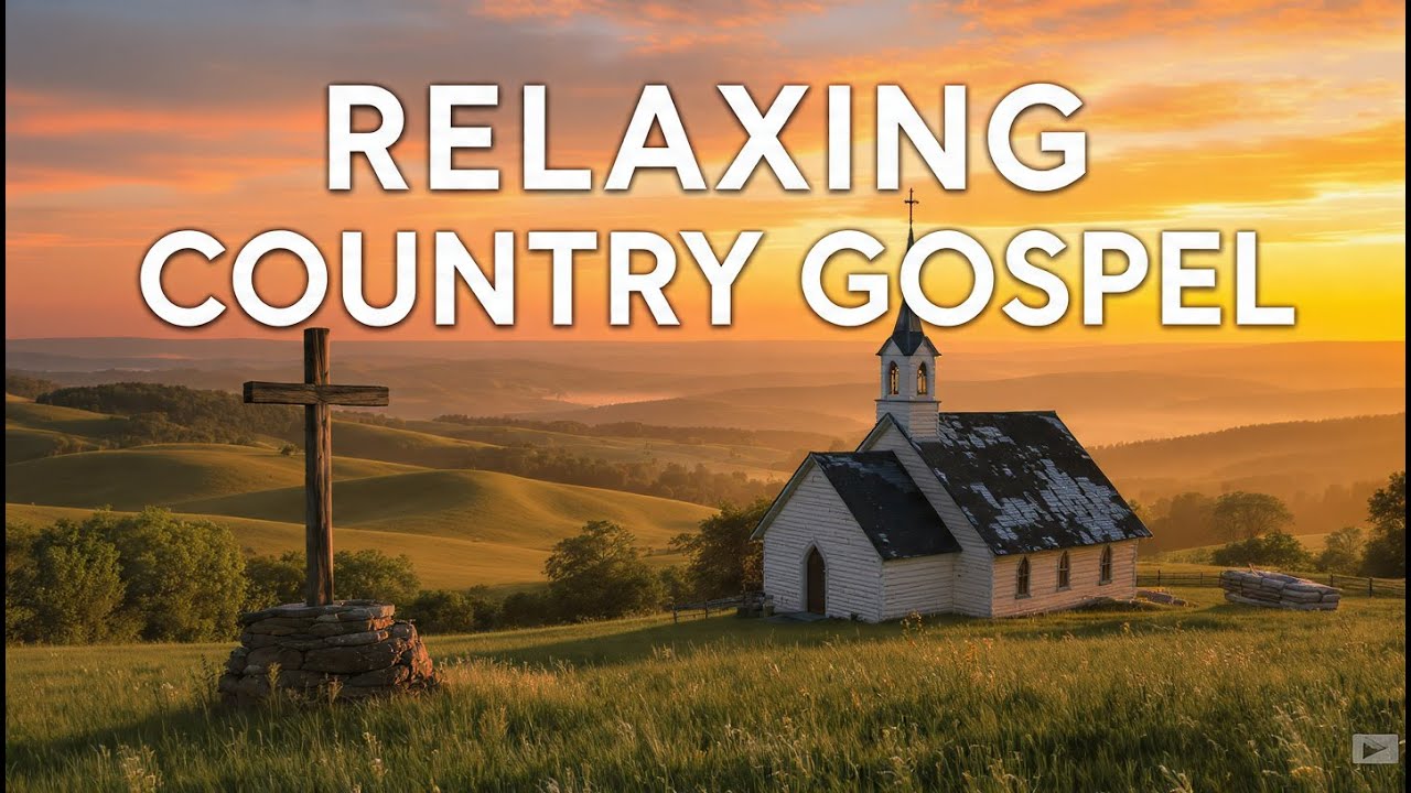 Calm Country Gospel Mix: Heartfelt Spiritual Worship & Peace | Live Sunday Evening