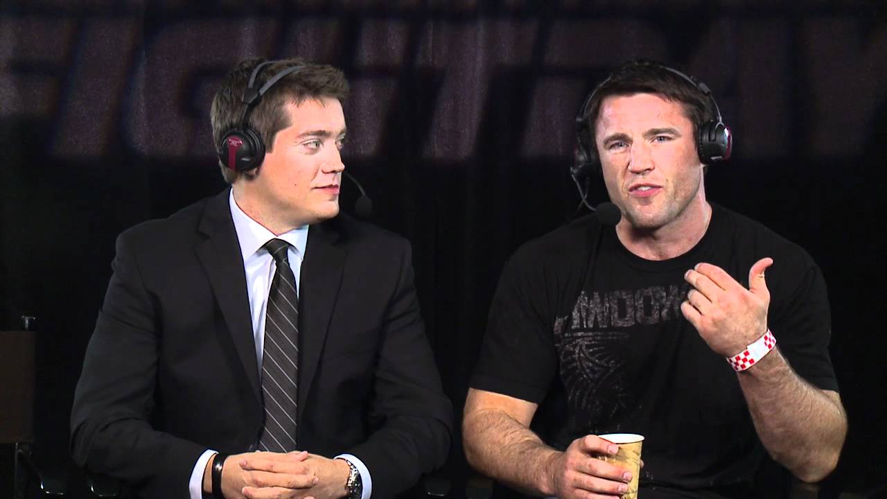 UFC 133: Чейл Соннен беседует с Андерсоном Сильвой и Брайаном Стэнном